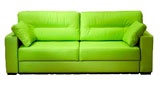 Зеленые диваны