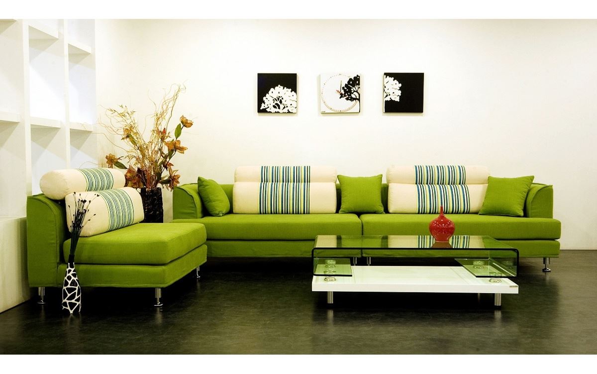 Зеленый диван G-Riana 9048